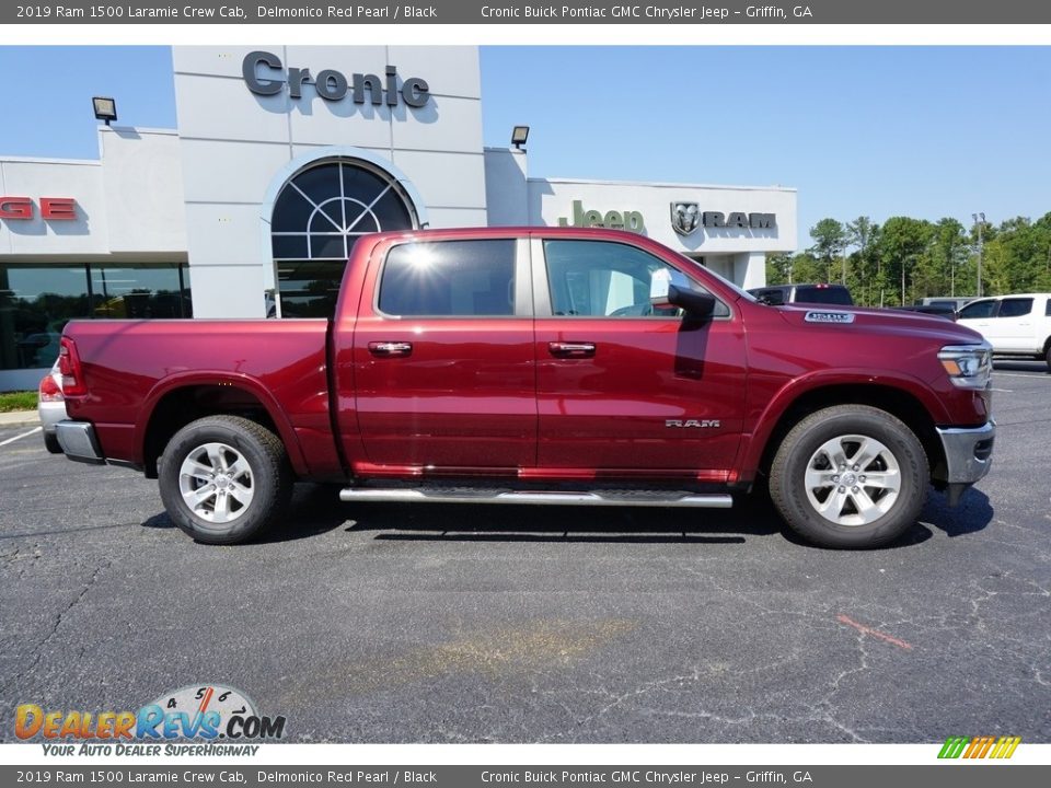 2019 Ram 1500 Laramie Crew Cab Delmonico Red Pearl / Black Photo #11