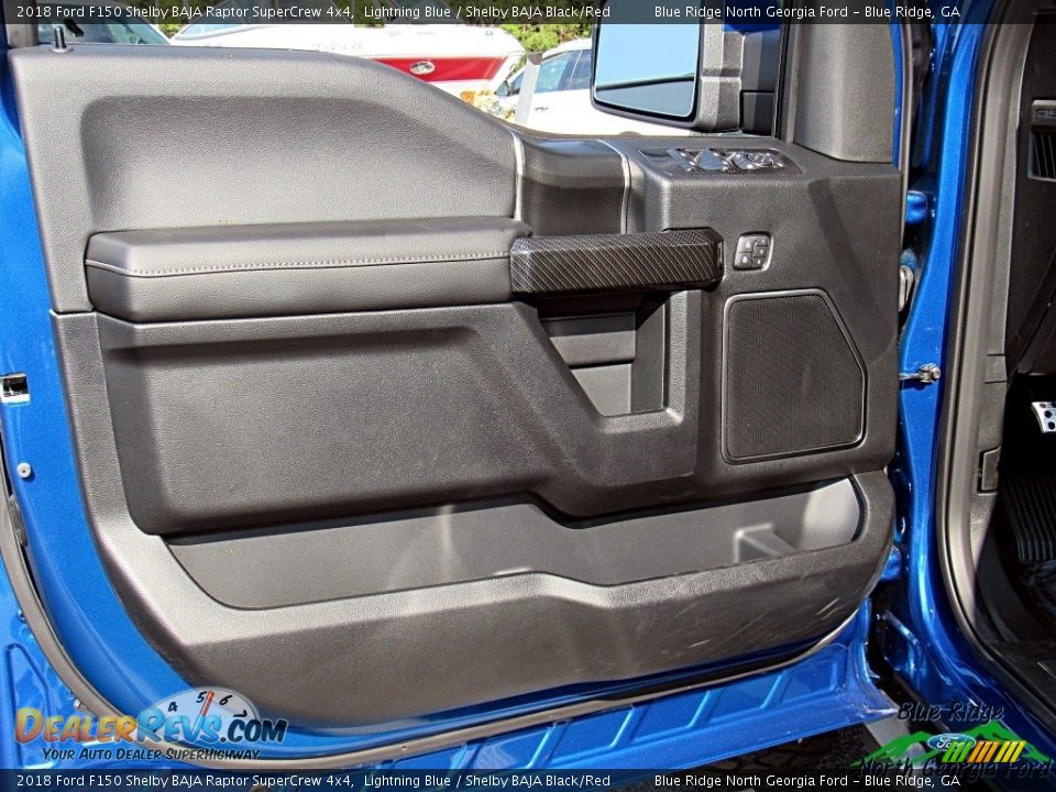 2018 Ford F150 Shelby BAJA Raptor SuperCrew 4x4 Lightning Blue / Shelby BAJA Black/Red Photo #36