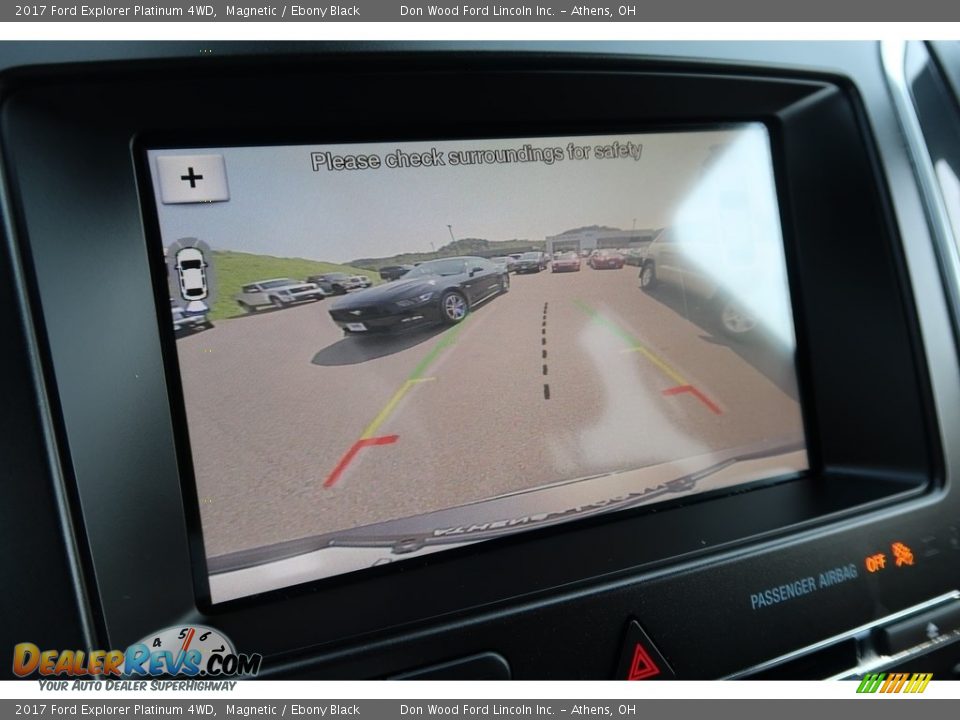 2017 Ford Explorer Platinum 4WD Magnetic / Ebony Black Photo #3