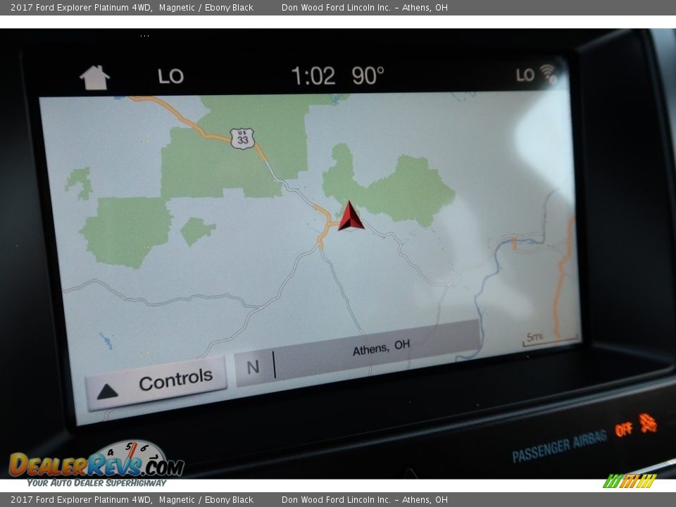2017 Ford Explorer Platinum 4WD Magnetic / Ebony Black Photo #5