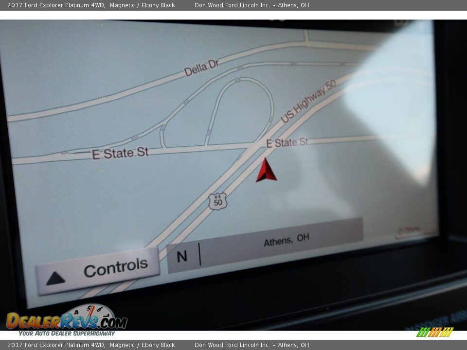 2017 Ford Explorer Platinum 4WD Magnetic / Ebony Black Photo #6