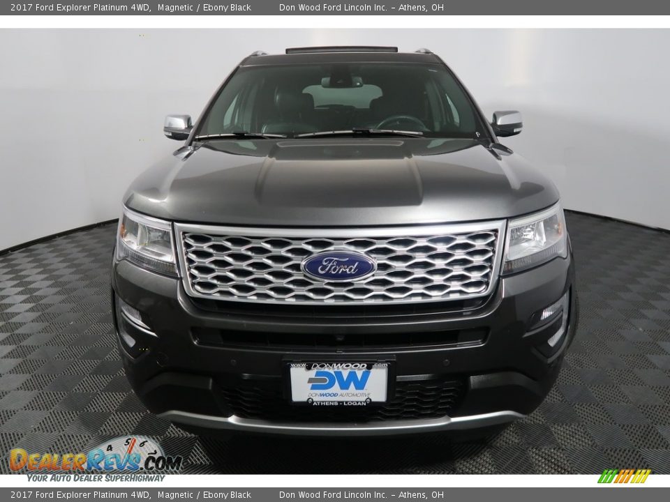 2017 Ford Explorer Platinum 4WD Magnetic / Ebony Black Photo #9