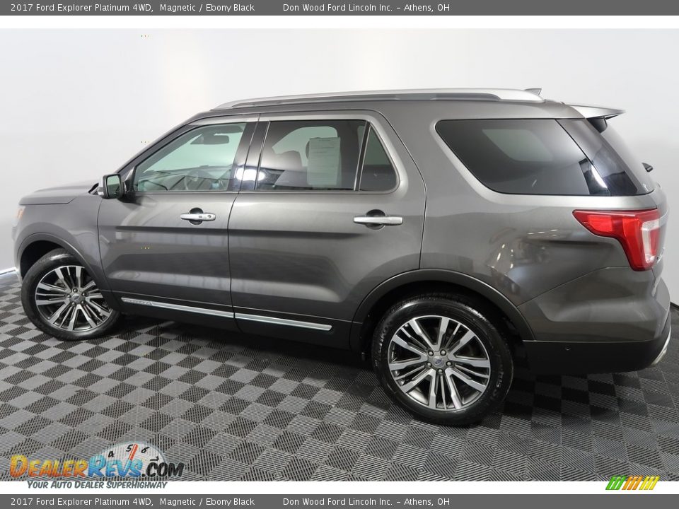 2017 Ford Explorer Platinum 4WD Magnetic / Ebony Black Photo #12