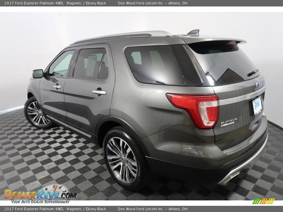 2017 Ford Explorer Platinum 4WD Magnetic / Ebony Black Photo #13