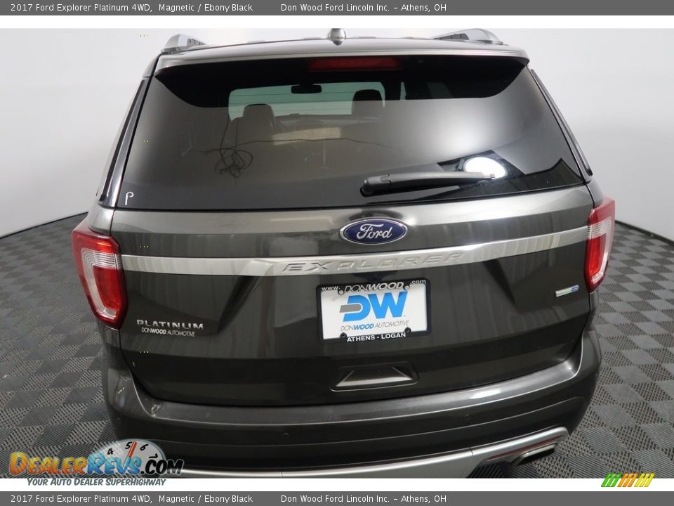 2017 Ford Explorer Platinum 4WD Magnetic / Ebony Black Photo #14