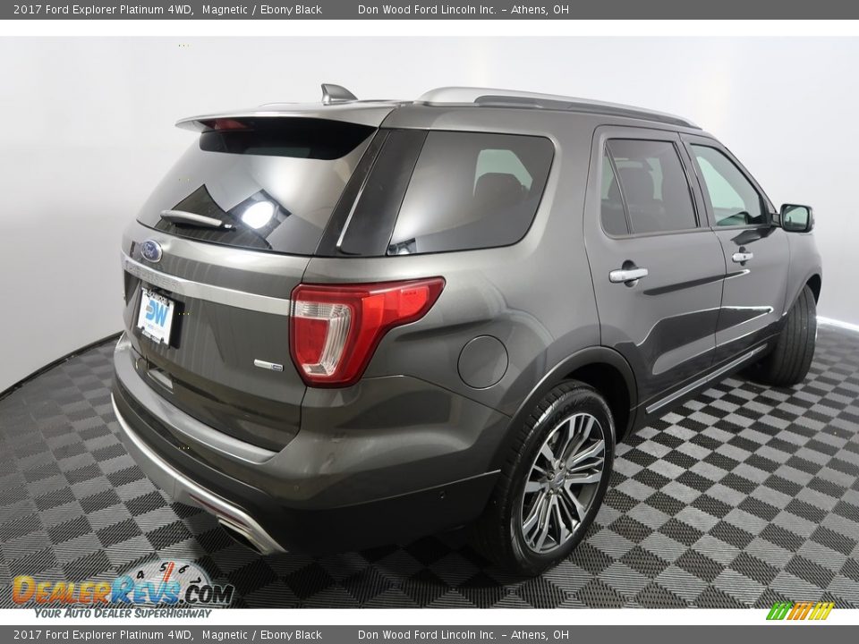 2017 Ford Explorer Platinum 4WD Magnetic / Ebony Black Photo #15
