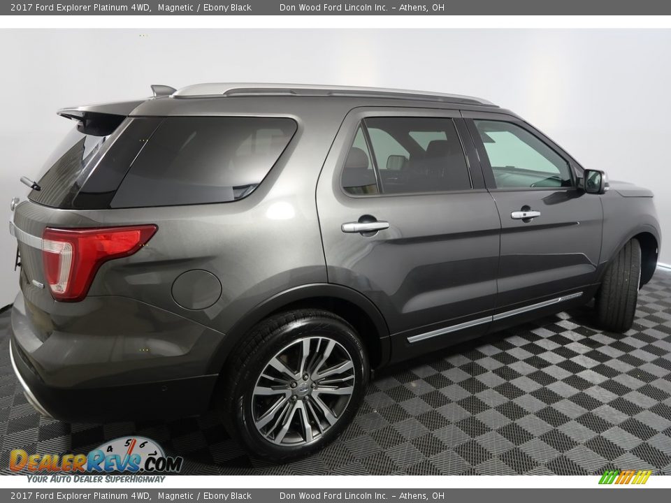 2017 Ford Explorer Platinum 4WD Magnetic / Ebony Black Photo #16