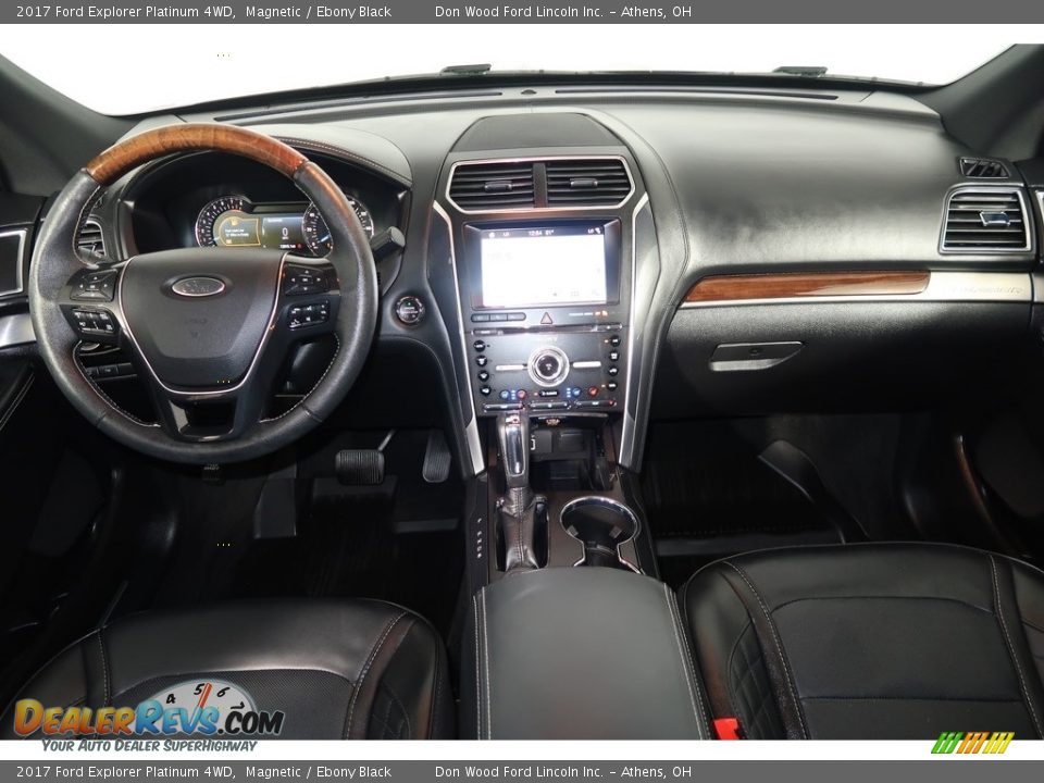 2017 Ford Explorer Platinum 4WD Magnetic / Ebony Black Photo #18