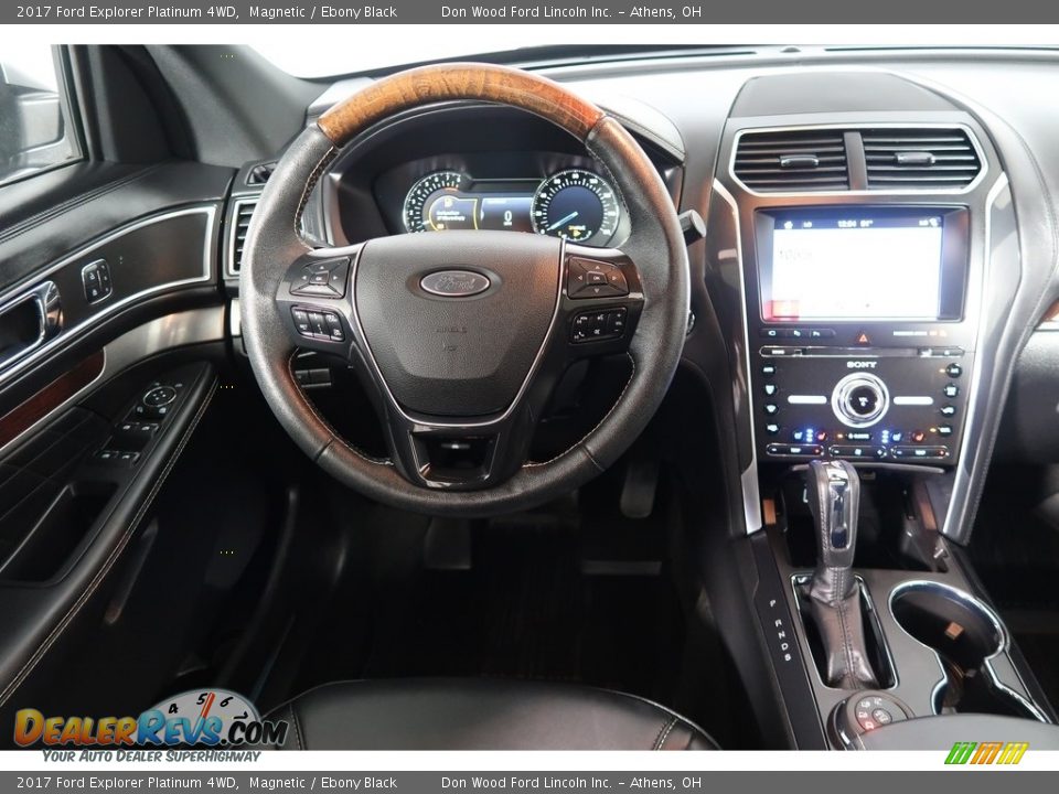 2017 Ford Explorer Platinum 4WD Magnetic / Ebony Black Photo #19