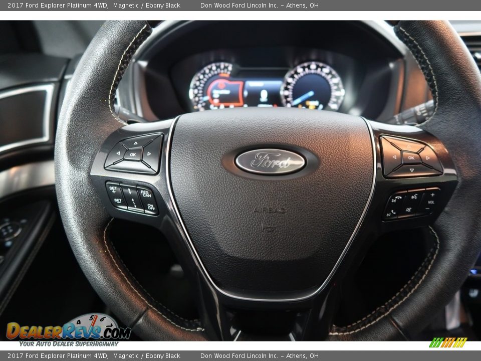 2017 Ford Explorer Platinum 4WD Magnetic / Ebony Black Photo #20
