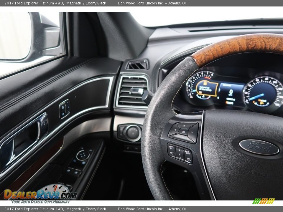 2017 Ford Explorer Platinum 4WD Magnetic / Ebony Black Photo #21