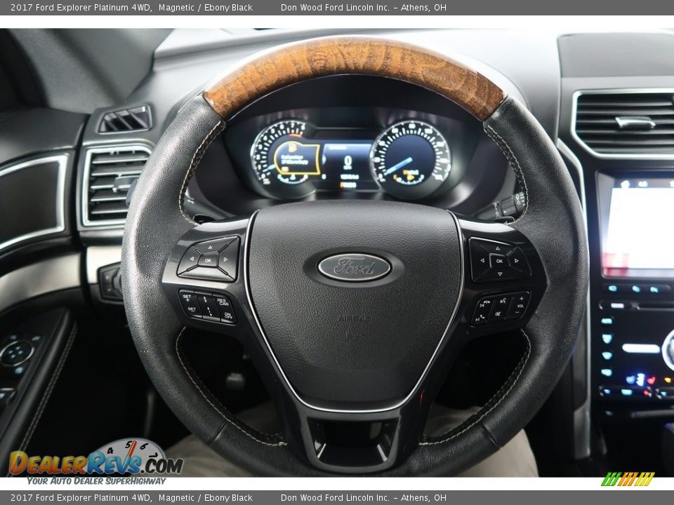 2017 Ford Explorer Platinum 4WD Magnetic / Ebony Black Photo #22