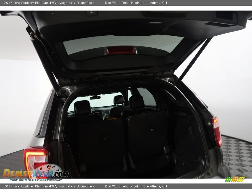 2017 Ford Explorer Platinum 4WD Magnetic / Ebony Black Photo #34