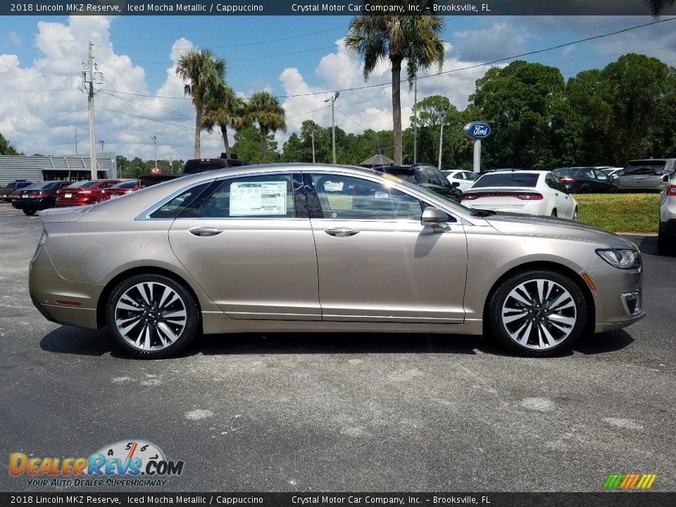 2018 Lincoln MKZ Reserve Iced Mocha Metallic / Cappuccino Photo #6