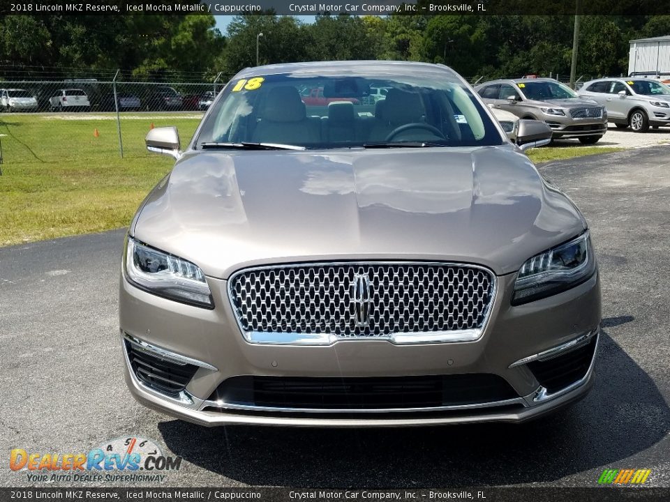 2018 Lincoln MKZ Reserve Iced Mocha Metallic / Cappuccino Photo #8