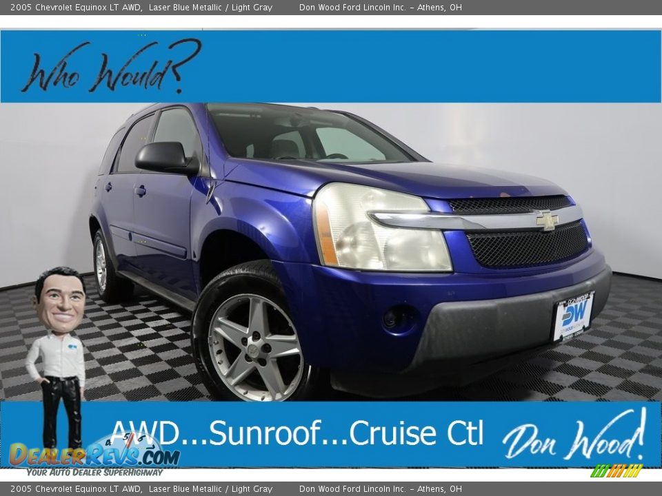 2005 Chevrolet Equinox LT AWD Laser Blue Metallic / Light Gray Photo #1