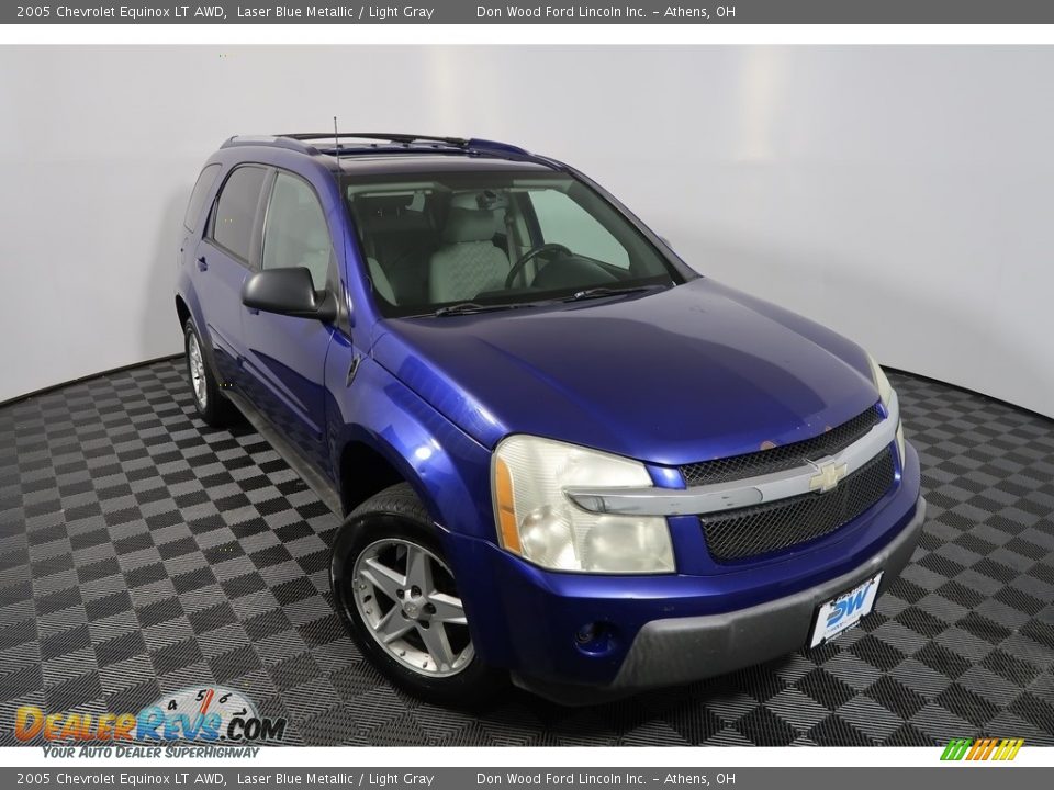 2005 Chevrolet Equinox LT AWD Laser Blue Metallic / Light Gray Photo #2