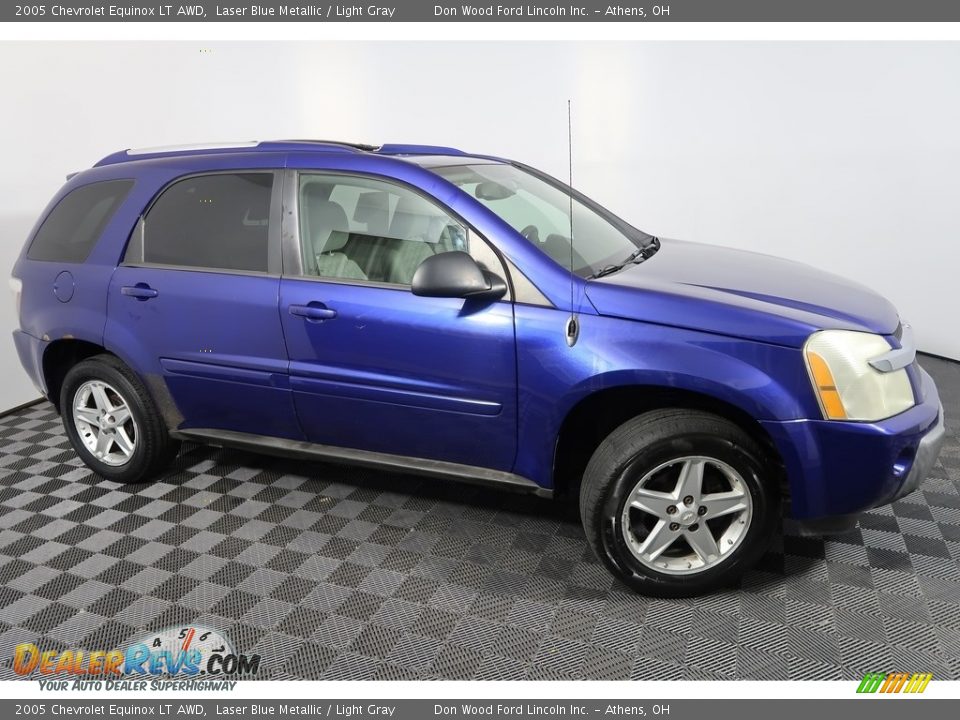 2005 Chevrolet Equinox LT AWD Laser Blue Metallic / Light Gray Photo #4