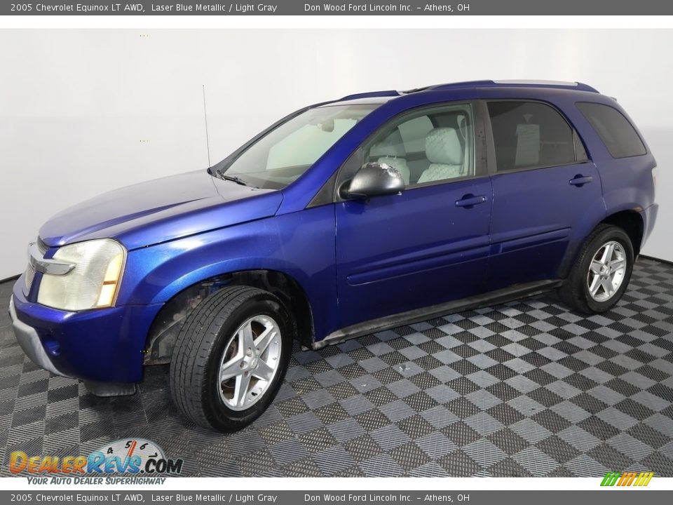 2005 Chevrolet Equinox LT AWD Laser Blue Metallic / Light Gray Photo #8