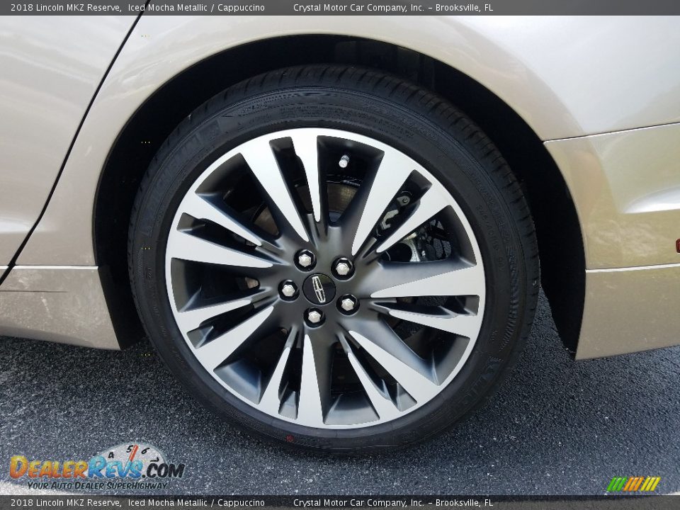 2018 Lincoln MKZ Reserve Iced Mocha Metallic / Cappuccino Photo #20