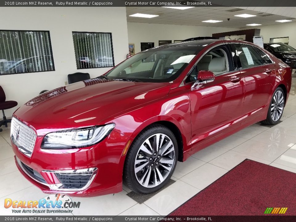 2018 Lincoln MKZ Reserve Ruby Red Metallic / Cappuccino Photo #1