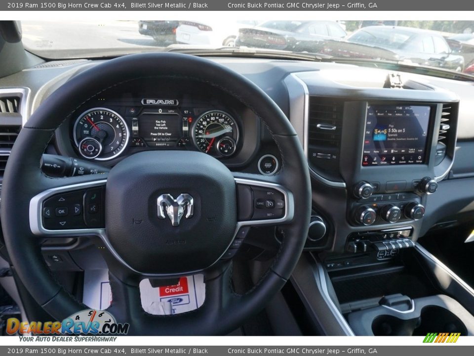 2019 Ram 1500 Big Horn Crew Cab 4x4 Billett Silver Metallic / Black Photo #5