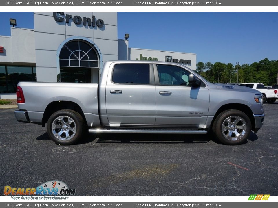 2019 Ram 1500 Big Horn Crew Cab 4x4 Billett Silver Metallic / Black Photo #11