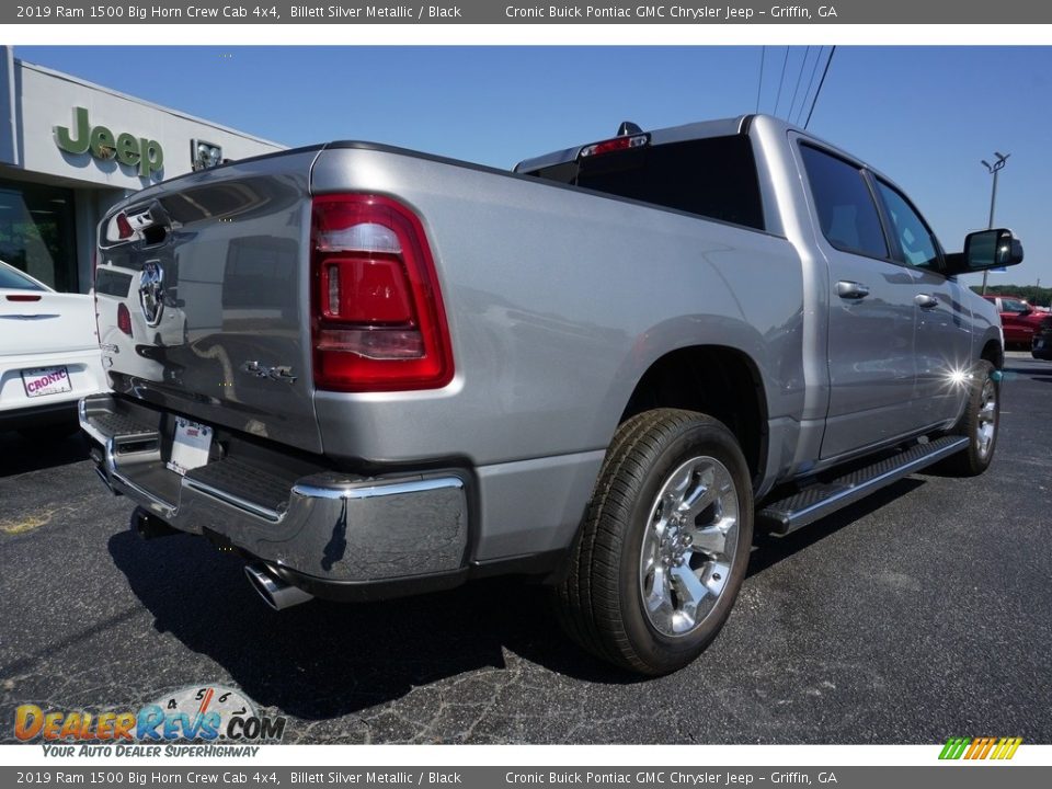 2019 Ram 1500 Big Horn Crew Cab 4x4 Billett Silver Metallic / Black Photo #12