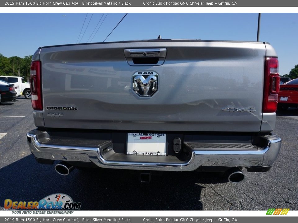 2019 Ram 1500 Big Horn Crew Cab 4x4 Billett Silver Metallic / Black Photo #13