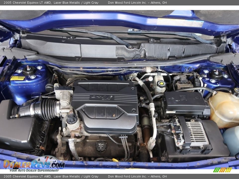 2005 Chevrolet Equinox LT AWD Laser Blue Metallic / Light Gray Photo #33