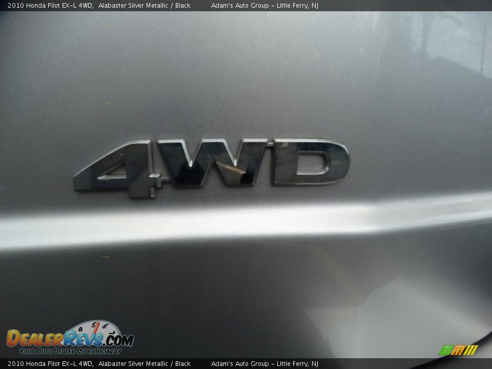 2010 Honda Pilot EX-L 4WD Alabaster Silver Metallic / Black Photo #30