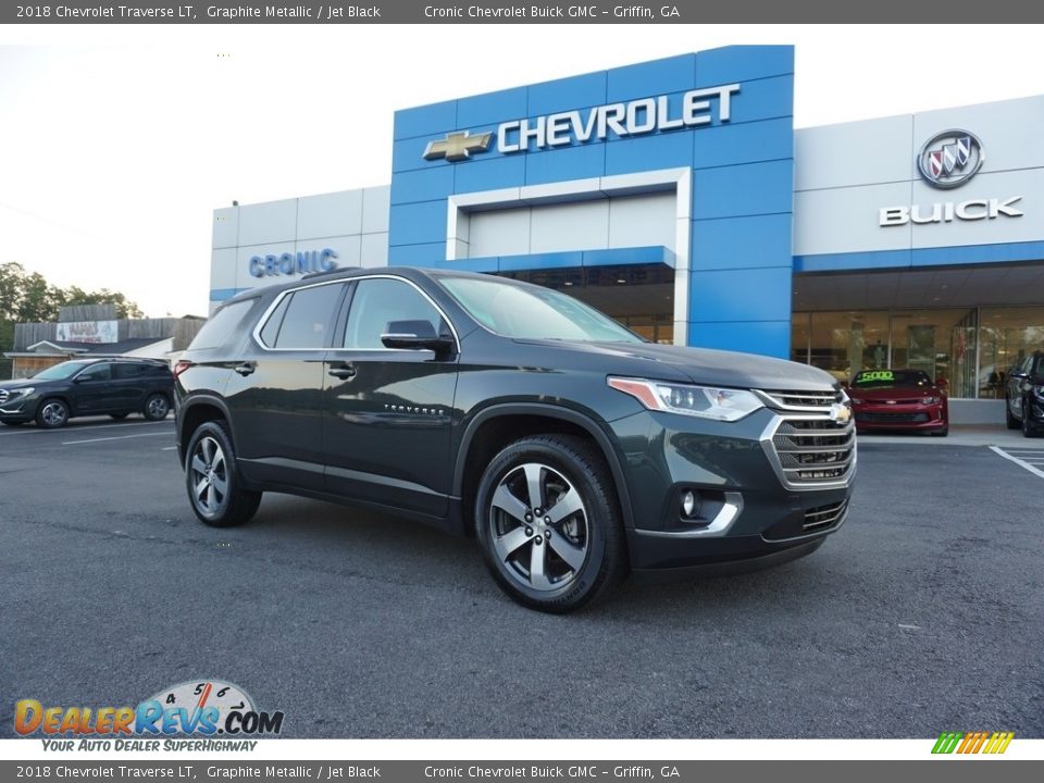 2018 Chevrolet Traverse LT Graphite Metallic / Jet Black Photo #1