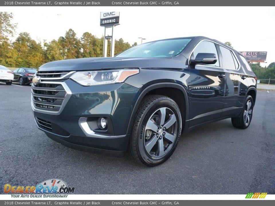 2018 Chevrolet Traverse LT Graphite Metallic / Jet Black Photo #3