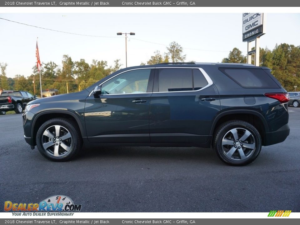 2018 Chevrolet Traverse LT Graphite Metallic / Jet Black Photo #11