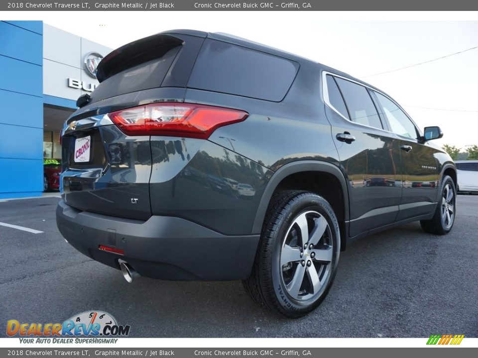 2018 Chevrolet Traverse LT Graphite Metallic / Jet Black Photo #14