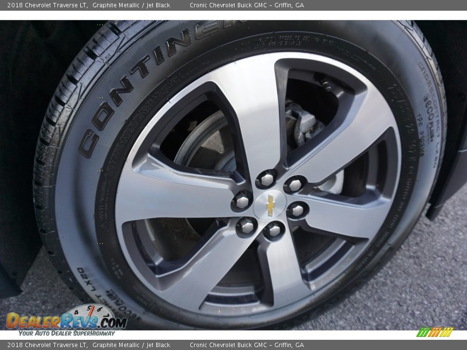 2018 Chevrolet Traverse LT Graphite Metallic / Jet Black Photo #16
