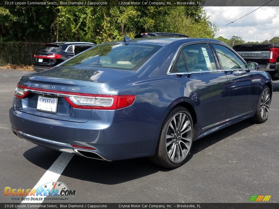 2018 Lincoln Continental Select Blue Diamond / Cappuccino Photo #5
