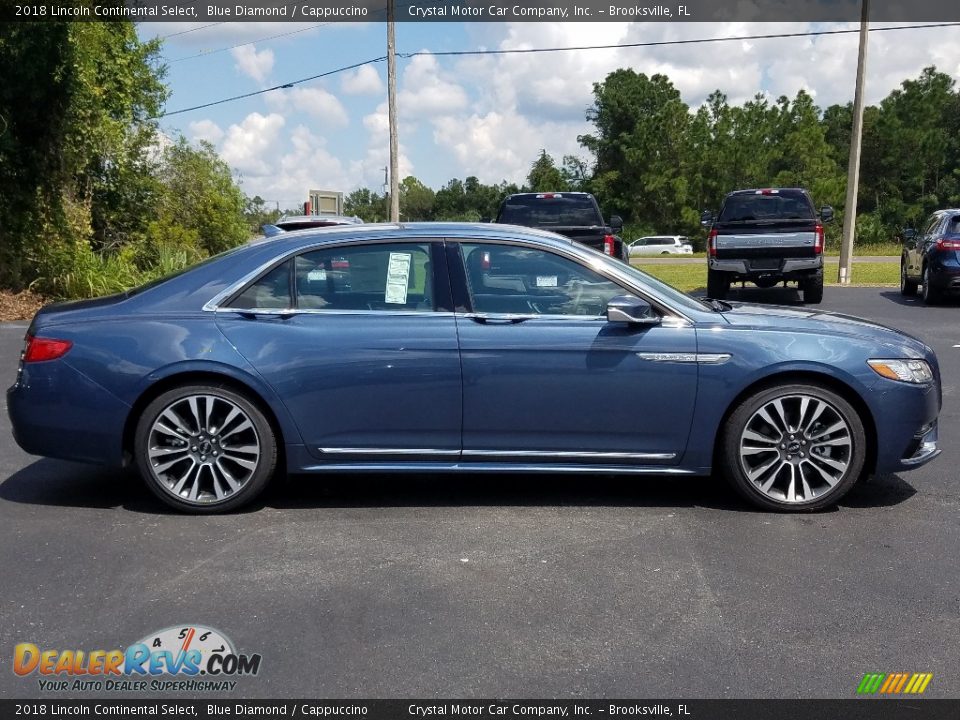 2018 Lincoln Continental Select Blue Diamond / Cappuccino Photo #6