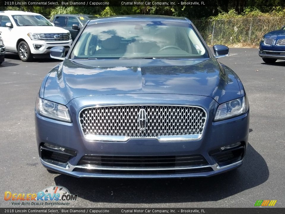 2018 Lincoln Continental Select Blue Diamond / Cappuccino Photo #8