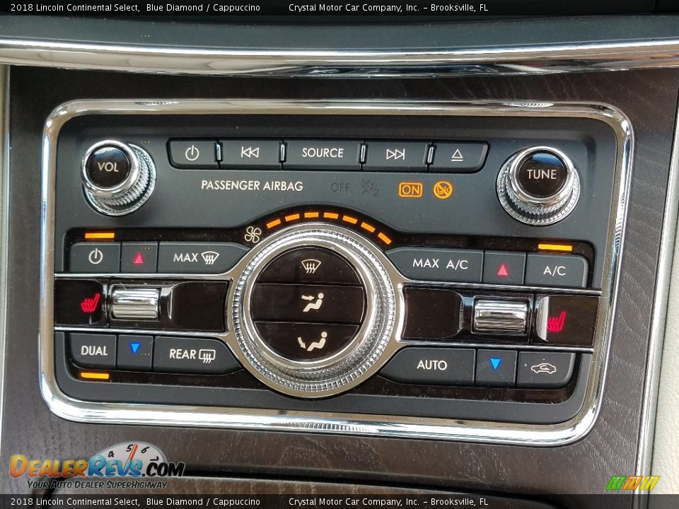 2018 Lincoln Continental Select Blue Diamond / Cappuccino Photo #16
