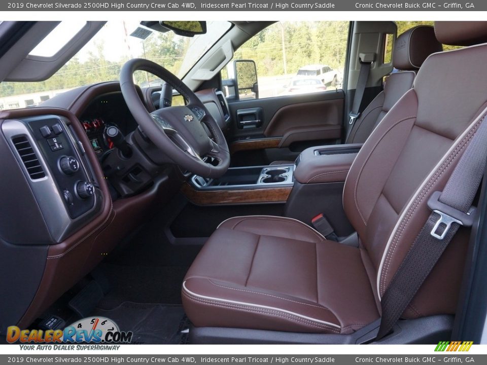 2019 Chevrolet Silverado 2500HD High Country Crew Cab 4WD Iridescent Pearl Tricoat / High Country Saddle Photo #4
