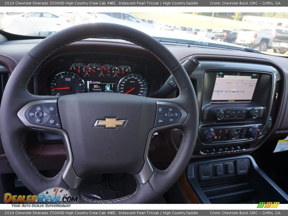 2019 Chevrolet Silverado 2500HD High Country Crew Cab 4WD Iridescent Pearl Tricoat / High Country Saddle Photo #5