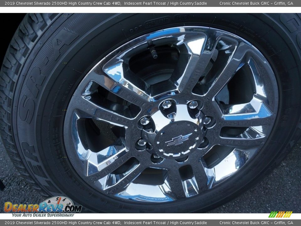 2019 Chevrolet Silverado 2500HD High Country Crew Cab 4WD Iridescent Pearl Tricoat / High Country Saddle Photo #10