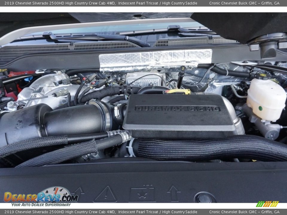 2019 Chevrolet Silverado 2500HD High Country Crew Cab 4WD Iridescent Pearl Tricoat / High Country Saddle Photo #11