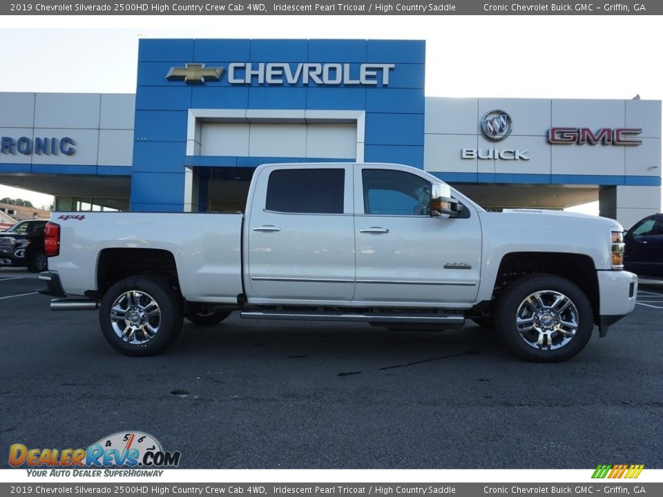 2019 Chevrolet Silverado 2500HD High Country Crew Cab 4WD Iridescent Pearl Tricoat / High Country Saddle Photo #12