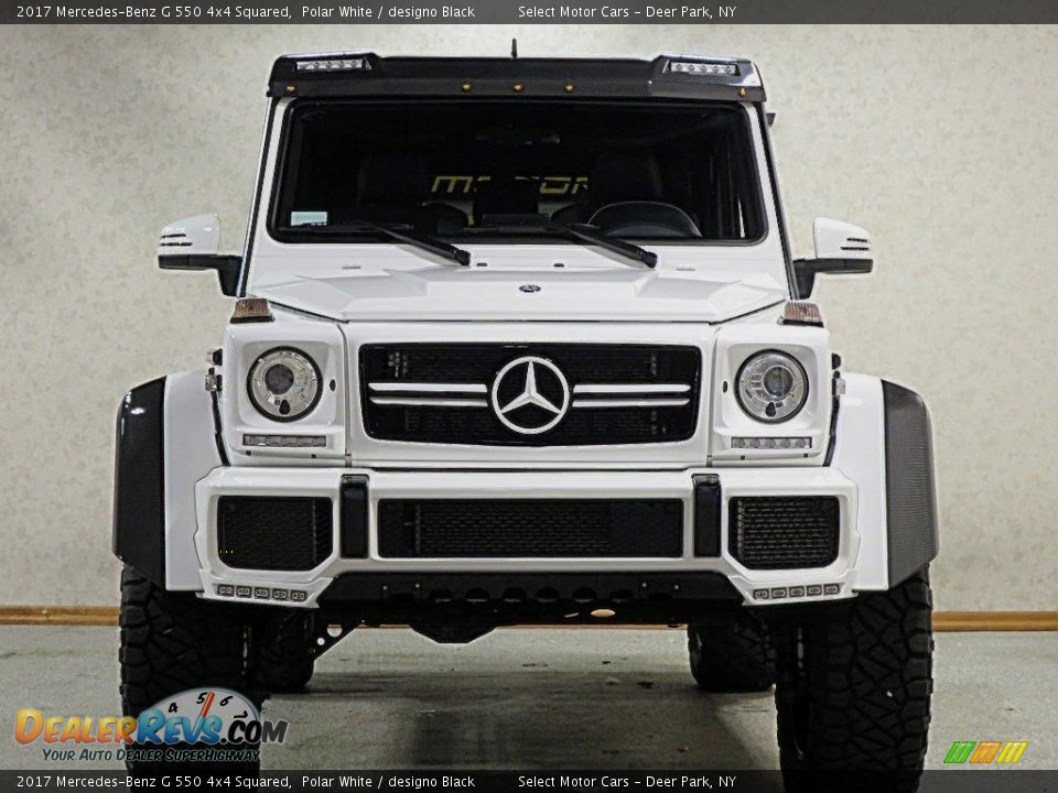 2017 Mercedes-Benz G 550 4x4 Squared Polar White / designo Black Photo #2