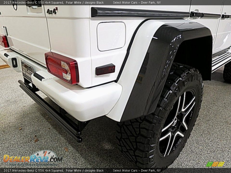 2017 Mercedes-Benz G 550 4x4 Squared Polar White / designo Black Photo #7