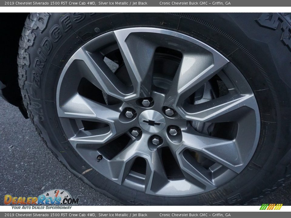 2019 Chevrolet Silverado 1500 RST Crew Cab 4WD Silver Ice Metallic / Jet Black Photo #8
