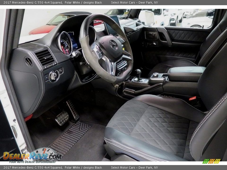 Front Seat of 2017 Mercedes-Benz G 550 4x4 Squared Photo #16