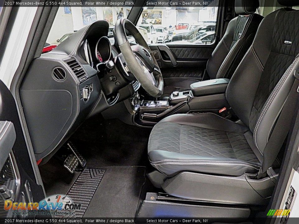 designo Black Interior - 2017 Mercedes-Benz G 550 4x4 Squared Photo #17